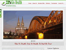 Tablet Screenshot of glointernational.net